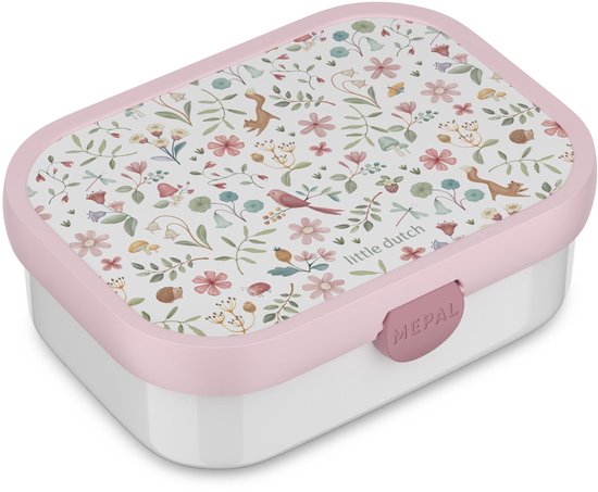 Mepal lunchbox Campus Little Dutch - 750 ml - Broodtrommel met vakjes voor kinderen - Geschikt voor 4 boterhammen - Fairy Wonders