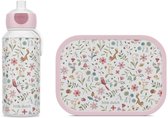 Set déjeuner Mepal (bouteille pop-up et boîte à lunch) Campus Little Dutch - 400 + 750 ml - Boîte à lunch et gobelet pour enfants - Boîte à bento - Bouteille Pop-up - Fairy Wonders