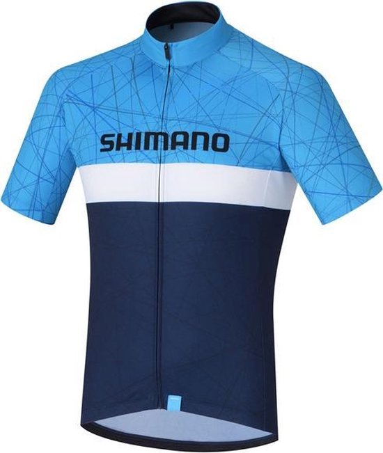Shimano Fietsshirt Team Performance Heren Blauw Maat Xs | bol