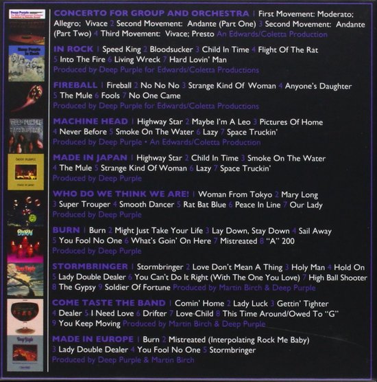 Deep Purple The Complete Albums 1970-1976 - 10xCD box set | bol