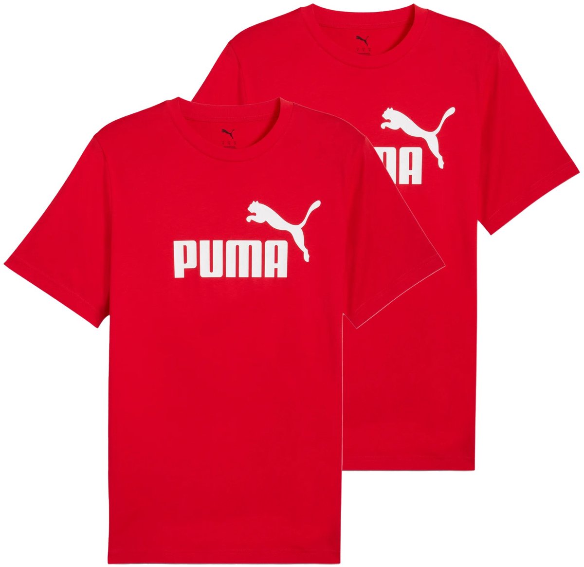 Puma T-shirt Set van 2 Rood
