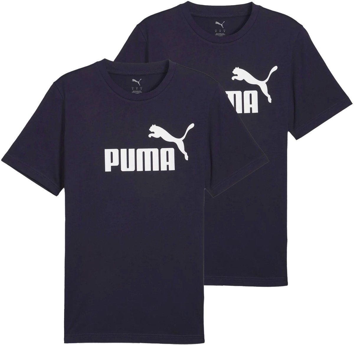 Puma T-shirt Set van 2 Blauw