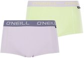 Bol.com O'Neill dames boxershorts 2-pack - lila yellow - maat M aanbieding