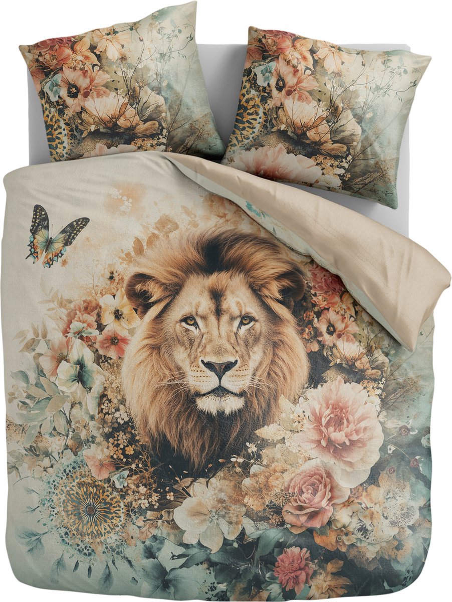 Zydante Dekbedovertrek Set 240x200/220cm – Dekbedhoes met 2 Kussenslopen - Wildflower King