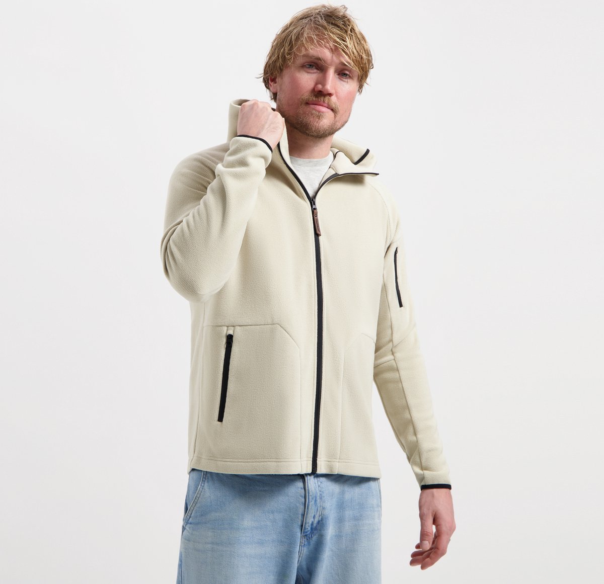 Travelin' Bjorn Heren - Outdoorvest - Zand