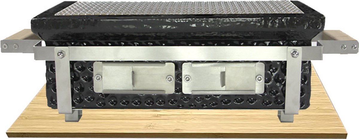Keij Kamado - Shichirin - Hibachi - Tafelgrill - zwart