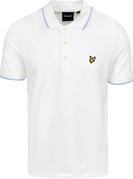 Lyle and Scott Polo Wit - Maat M - Heren