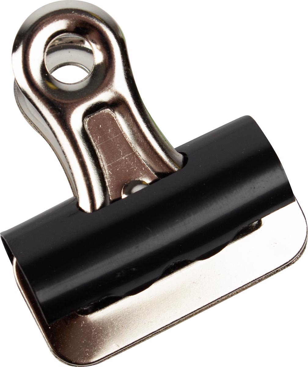 Q-CONNECT bulldogclip, zwart, 32 mm, doos van 10 stuks 12 stuks