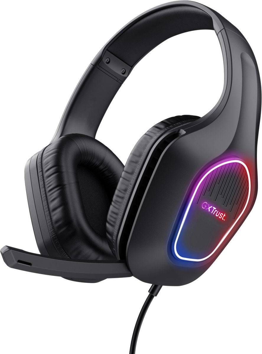Trust GXT 419 Rayne Headset Bedraad Hoofdband Gamen USB Type-A Zwart