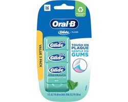 Oral-B Comfort Plus Glide Tandzijdepakket, Mint, 3 stuks