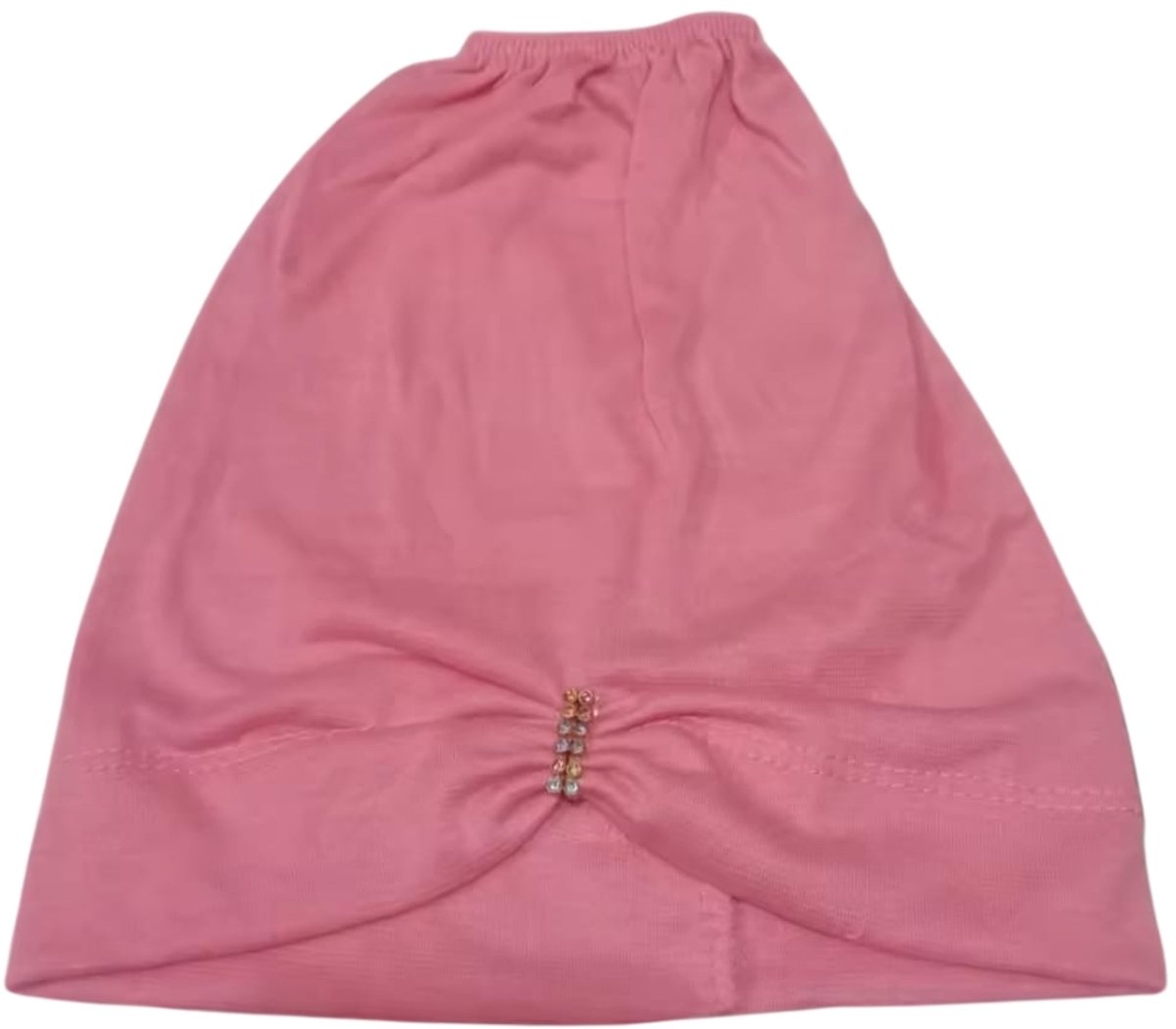Ibramani – Jannita Pailletten Inner Hijab – Muts – Hoofddeksel - Hoofddoek - Tulband – Haarband – Tulband Cap – Head wrap - Damesmutsen – Hoofdwear - Ramadan - Ied ul Fitr - Suikerfeest – Roze