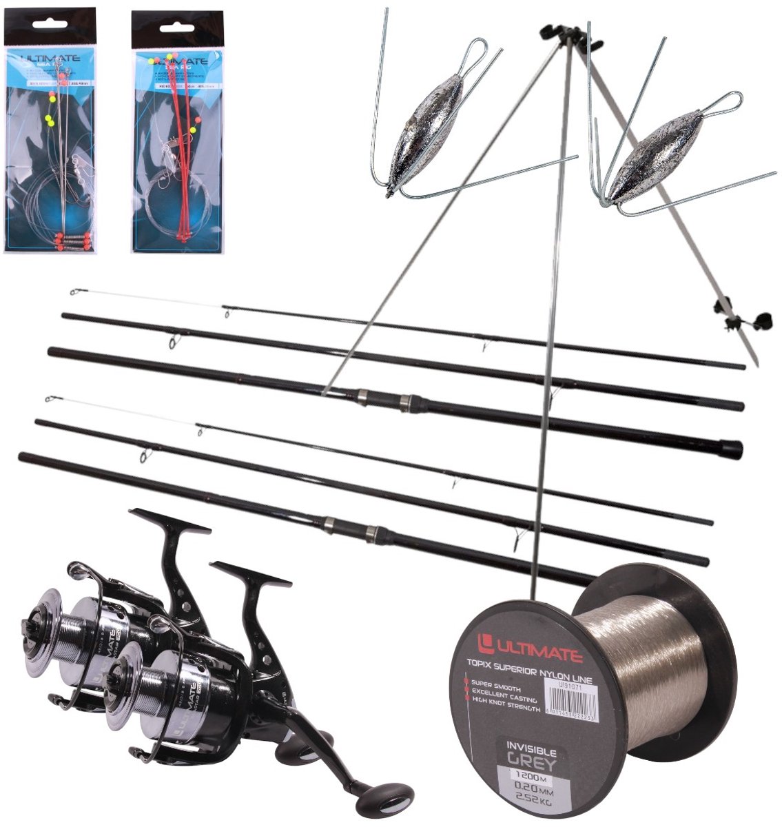 Ultimate Beachforce Strandhengel Set 4.20m | Zeevis set