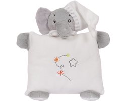 Speelgoedtopdeals - Pluche Knuffel Kussen - Olli Olifant - 27 cm