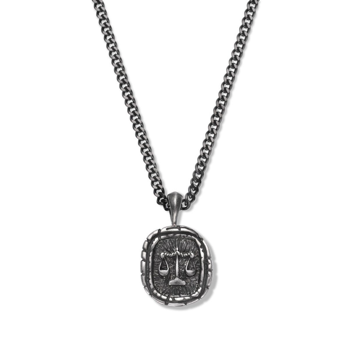 Frank1967 7FN-0039 zodiac ketting - 60CM - weegschaal - Cadeau voor mannen - Sterrenbeeld