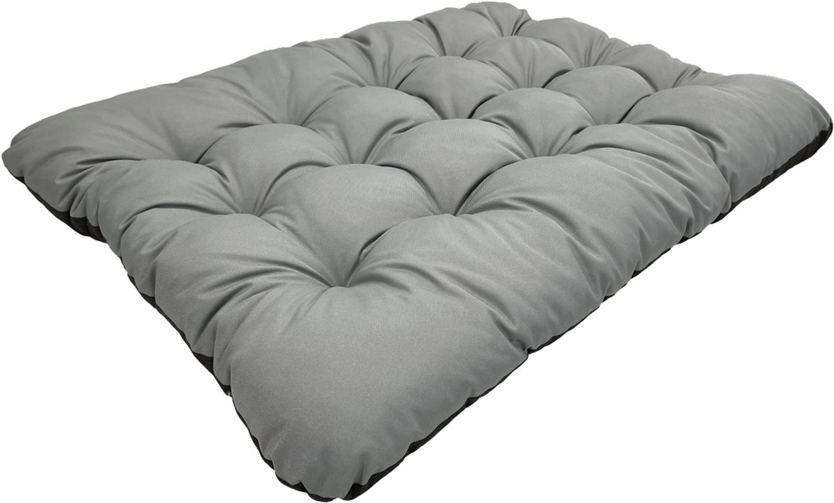 Hondenbedkussen PRESTIGE 80x60 cm waterdicht grijs