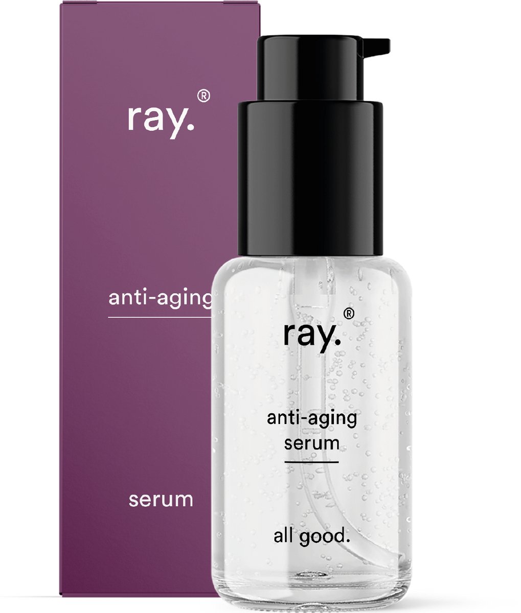 Ray - Anti-Aging Serum - 50ml - Anti Rimpel - Vitamine C & Hyaluronzuur - Voor De Gevoelige Huid