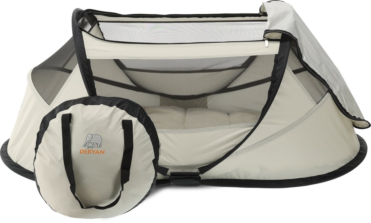 Deryan BabyBox Campingbedje - baby tentje - Ivory thumbnail 2