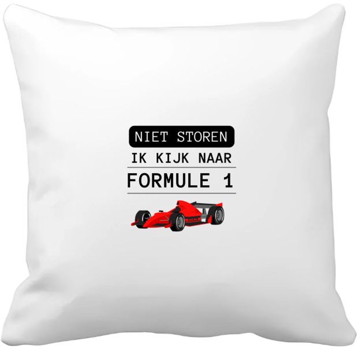 Akyol niet storen ik kijk naar formule 1 Kussen hoes - Formule 1 - mensen die houden van f1 - quotes - verjaardagscadeau - verjaardag - cadeau - kado - geschenk - gift - 40 bij 40 cm Multicolor