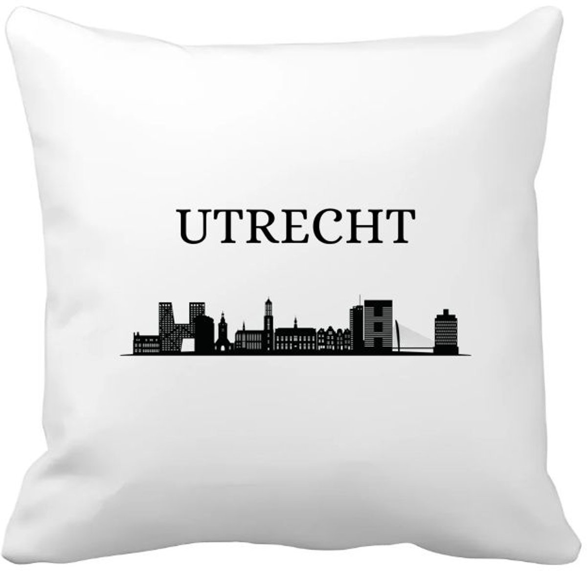 Akyol utrecht Kussen hoes - Utrecht - toeristen - stad - geschenk - cadeau - kado - 40 bij 40 cm Multicolor