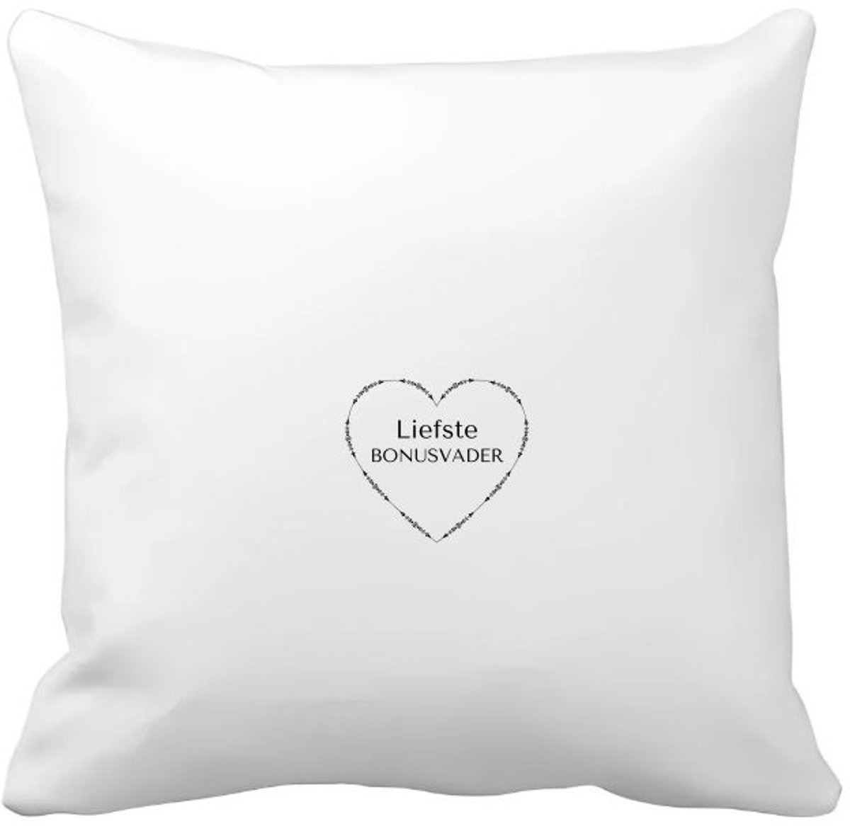 Akyol liefste bonusvader Kussen hoes - Papa - de liefste bonusvader - vader cadeautjes - vaderdag - verjaardag - geschenk - kado - vader artikelen - 40 bij 40 cm Multicolor