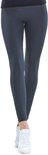 Grijze sportlegging, staand, voorkant.