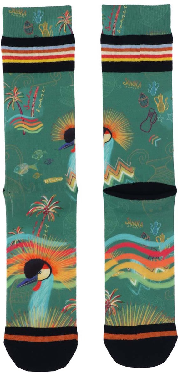 XPOOOS - AFNF Sunset Sahara Herensokken - 1-Pack - Maat 39-42