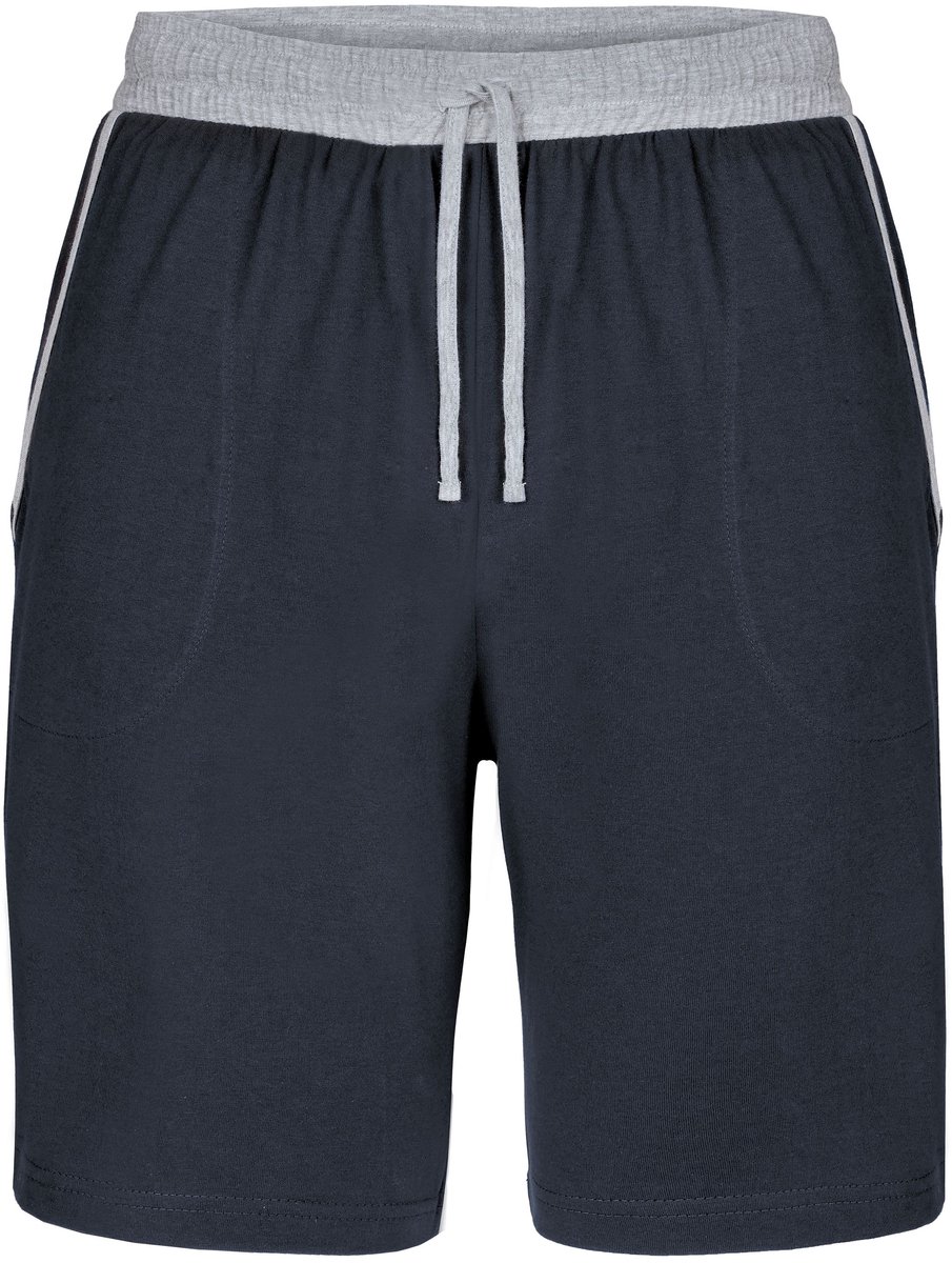 Ladeheid Heren Pajamabroek – Long – Elastische Tailleband met Koord - 100% Katoen - LA-LA40-253-PP - Grafiet-Melange - M