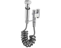 Profielenloods - Bidet sproeier met slang - 1/2 aansluiting - Chroom