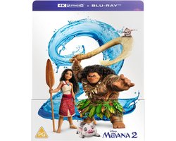 Vaiana 2 / Moana 2 - Steelbook - 4K Ultra HD + Blu-ray - Import