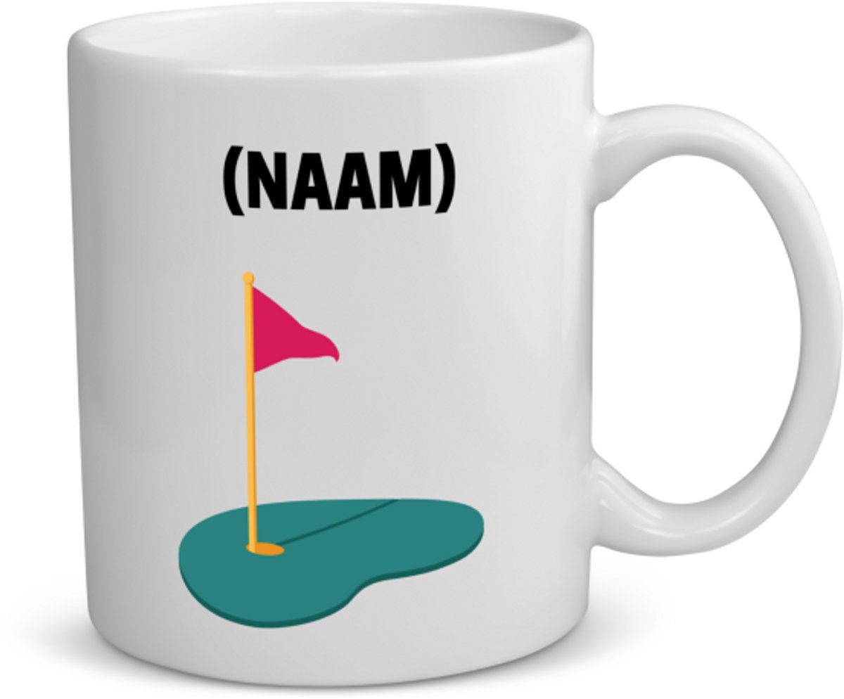 Akyol - golf met eigen naam koffiemok - theemok - Golfen - golfer - sport - 350 ML inhoud