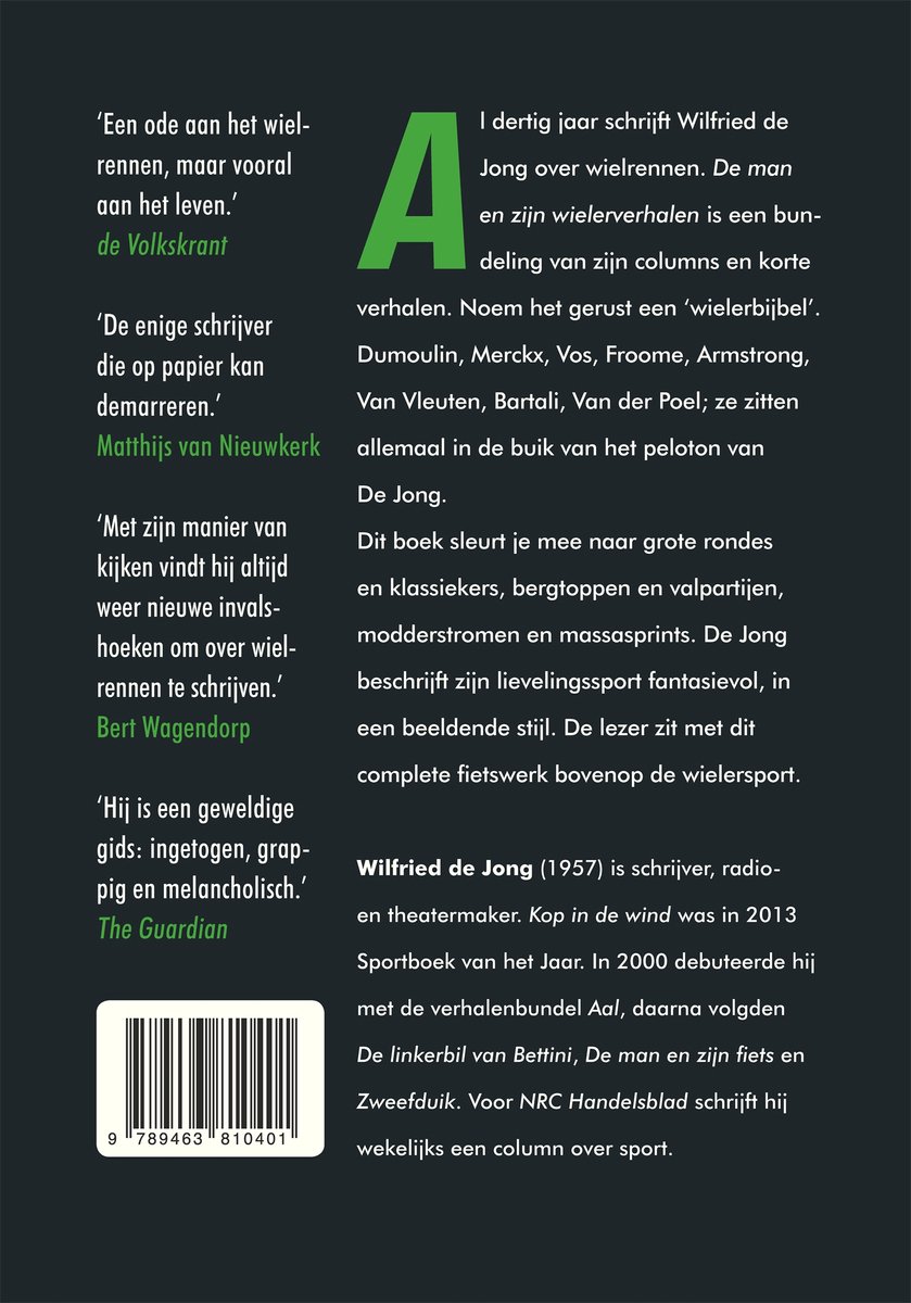 De man en zijn wielerverhalen - back cover