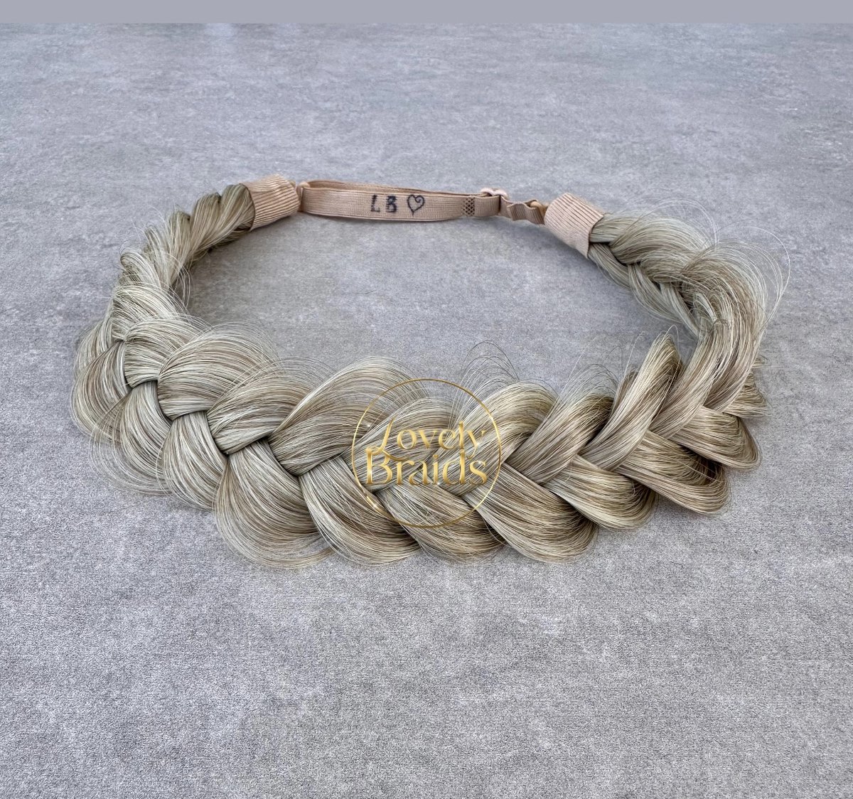 Lovely braids - Scandinavian blonde - gevlochten haarband - vlecht haarband - haarband vlecht