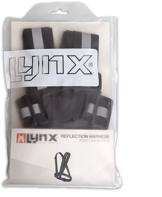 Lynx Reflectieharnas - Zwart - Voor volwassenen — afbeelding 3