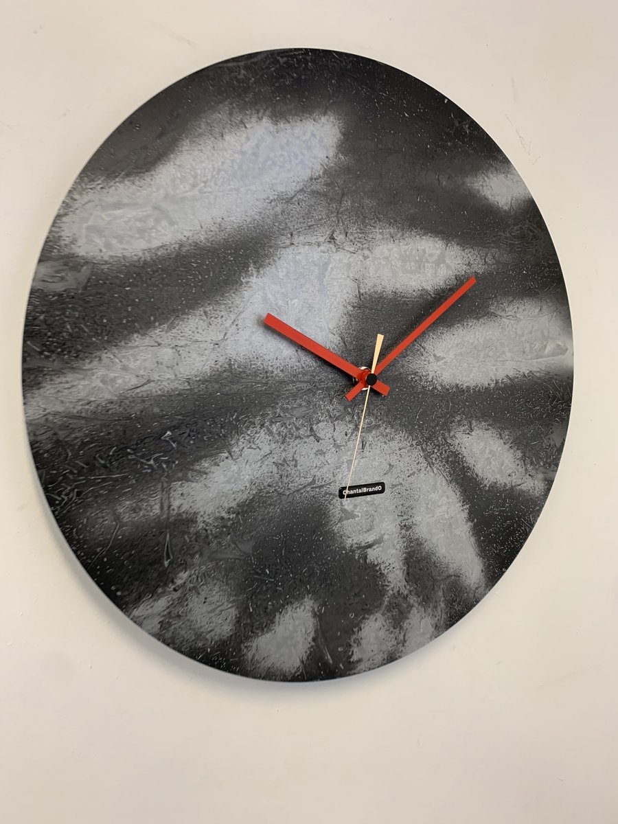 ChantalBrandO Wandklok BRETAGNE XL Modern Industrieel Design