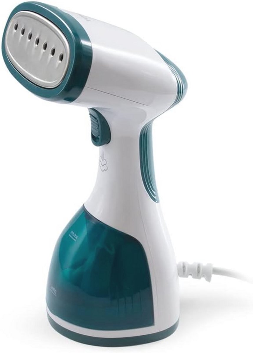 Kledingstomer Wit/Turquoise - 35 seconden opwarmtijd, ideaal voor alle stoffen