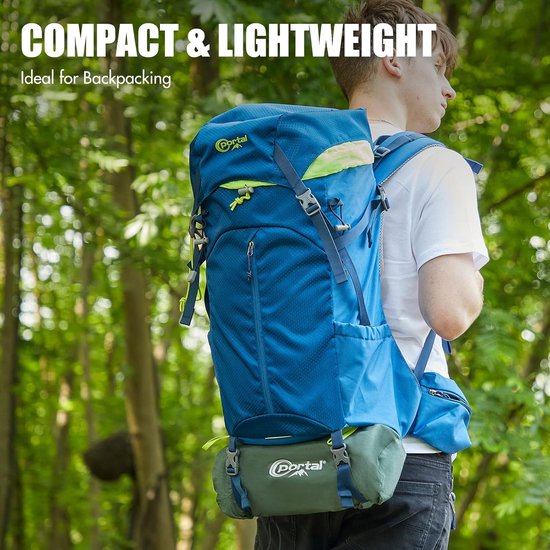 Opblaasbaar campingmatras - 10 cm dik - lichtgewicht - eenpersoons van Merkloos — afbeelding 3