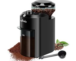 Elektrische koffiemolen met 28 maalinstellingen voor 12 kopjes - Zwart
