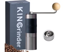 Handmatige koffiemolen met 140 instelbare maalgraden voor Aeropress, French Press, Drip – Draagbaar en duurzaam