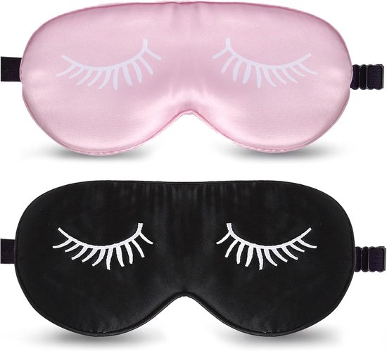 BeeVines Zijden slaapmasker, 2-pack 100% echt natuurlijk, puur zijden oogmasker met verstelbare riem, oogslaapmasker, voor zomerreizen Vermindert gezwollen ogen (11 Black & Purple BeeVines Zijden slaapmasker, 2-pack 100% echt natuurlijk, puur zijden oogmasker met verstelbare riem, oogslaapmasker, voor zomerreizen Vermindert gezwollen ogen (11 Black & Purple