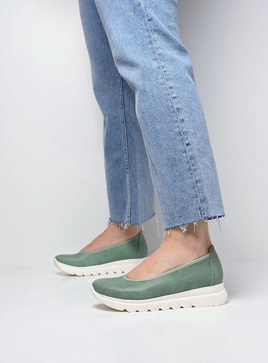 Ballerines Wolky 02126 Snalerina F2F Vert