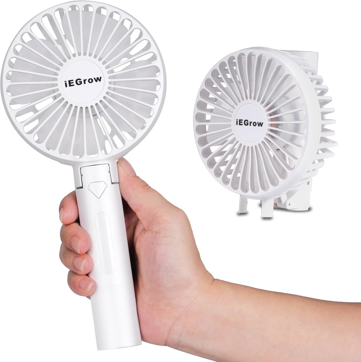 USB Mini Handventilator - Stil, Draagbaar en Oplaadbaar