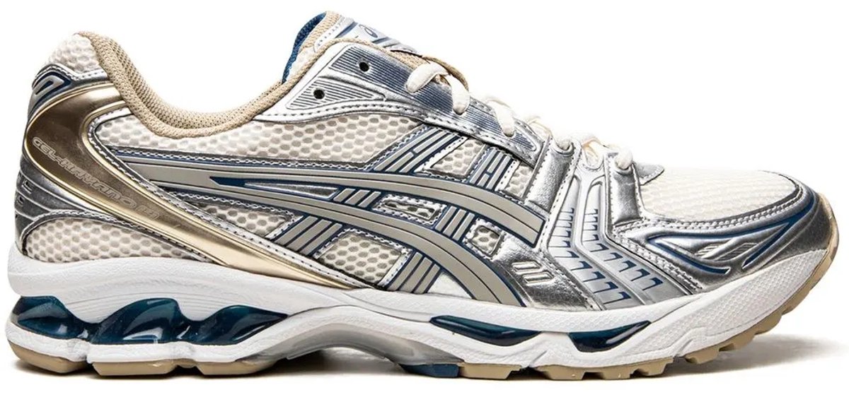 Asics Low-top of high-top Cream/Silver/Champagne