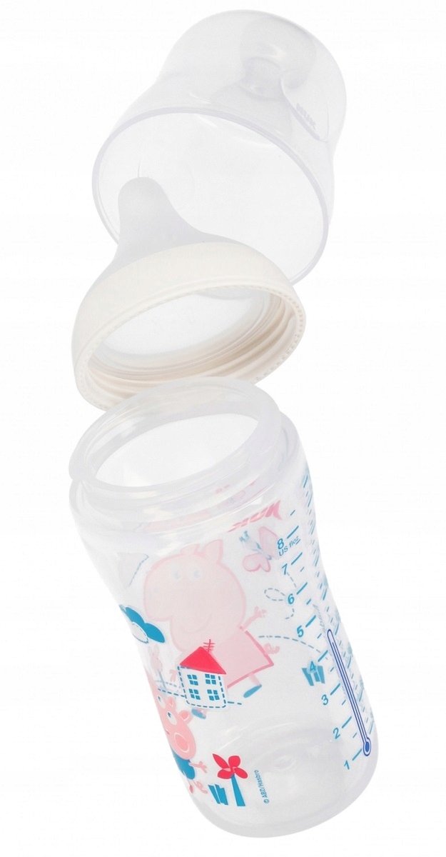 NUK - Peppa Pig - Perfect Match Babyfles - 3 m+ - 260 ml - 260 ml van Merkloos — afbeelding 3