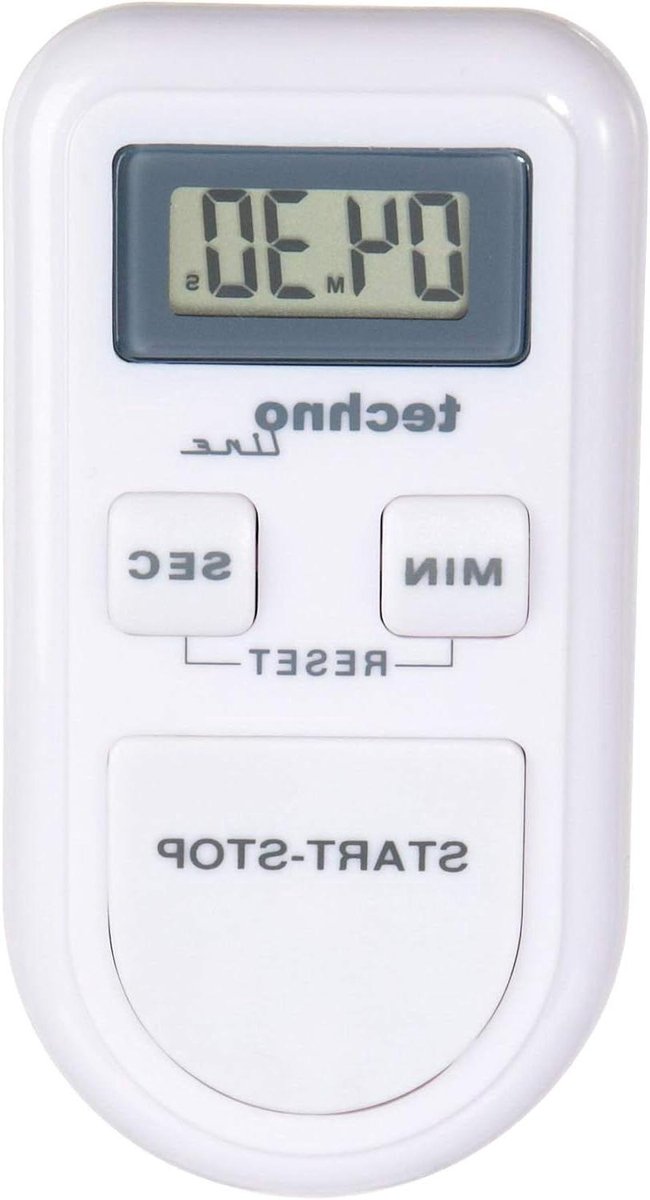 Digitale afteltimer - handig en gebruiksvriendelijk - 1 stuk - wit