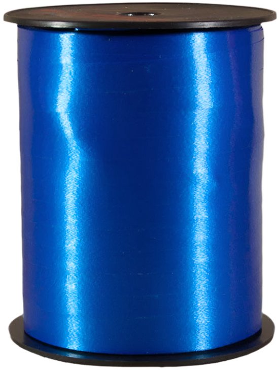 Ruban à friser bleu cobalt – Mat brillant | 5 mm | 500 mètres
