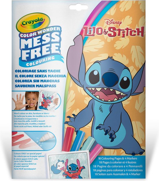 Crayola - Color Wonder - Kleurboek - Disney Lilo en Stitch - Kleurplaten en Stiften