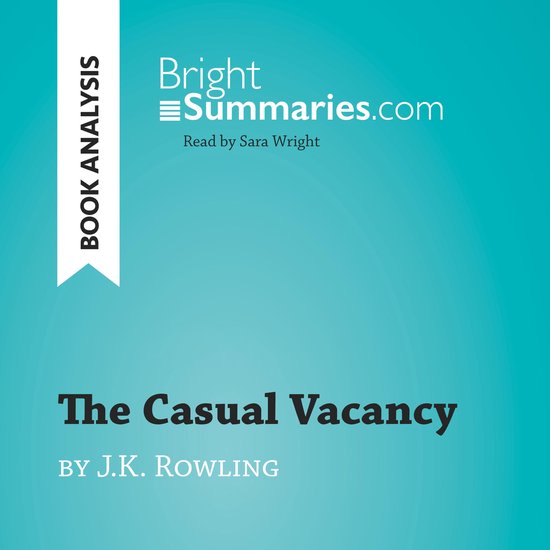 The Casual Vacancy by J.K. Rowling (Book Analysis) - cover
