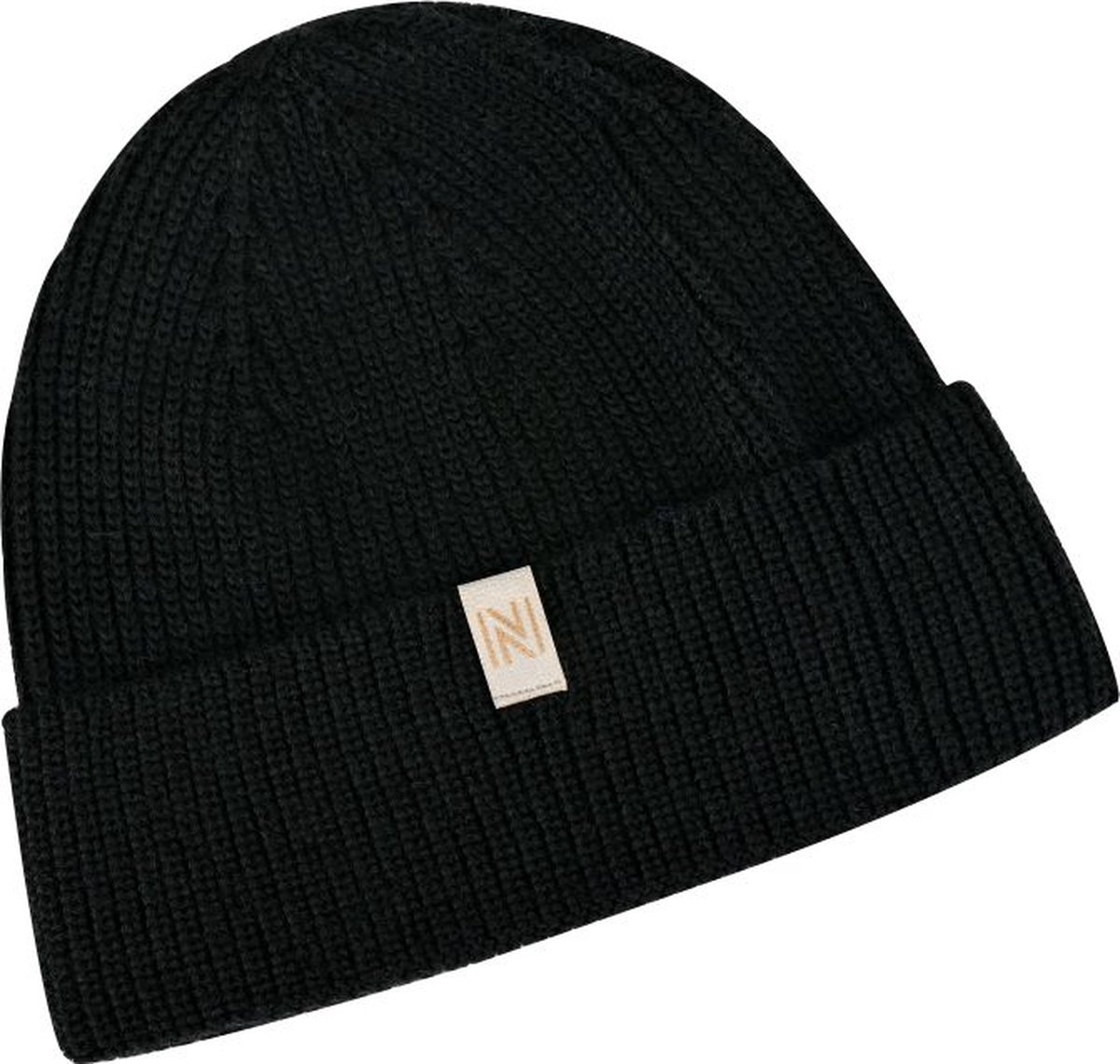 Norfolk - 70% Merino wol Muts - Premium Gebreide Muts - Wintersport Muts - Warme Mutsen - Wintermuts - Zwart - One Size - Norwick