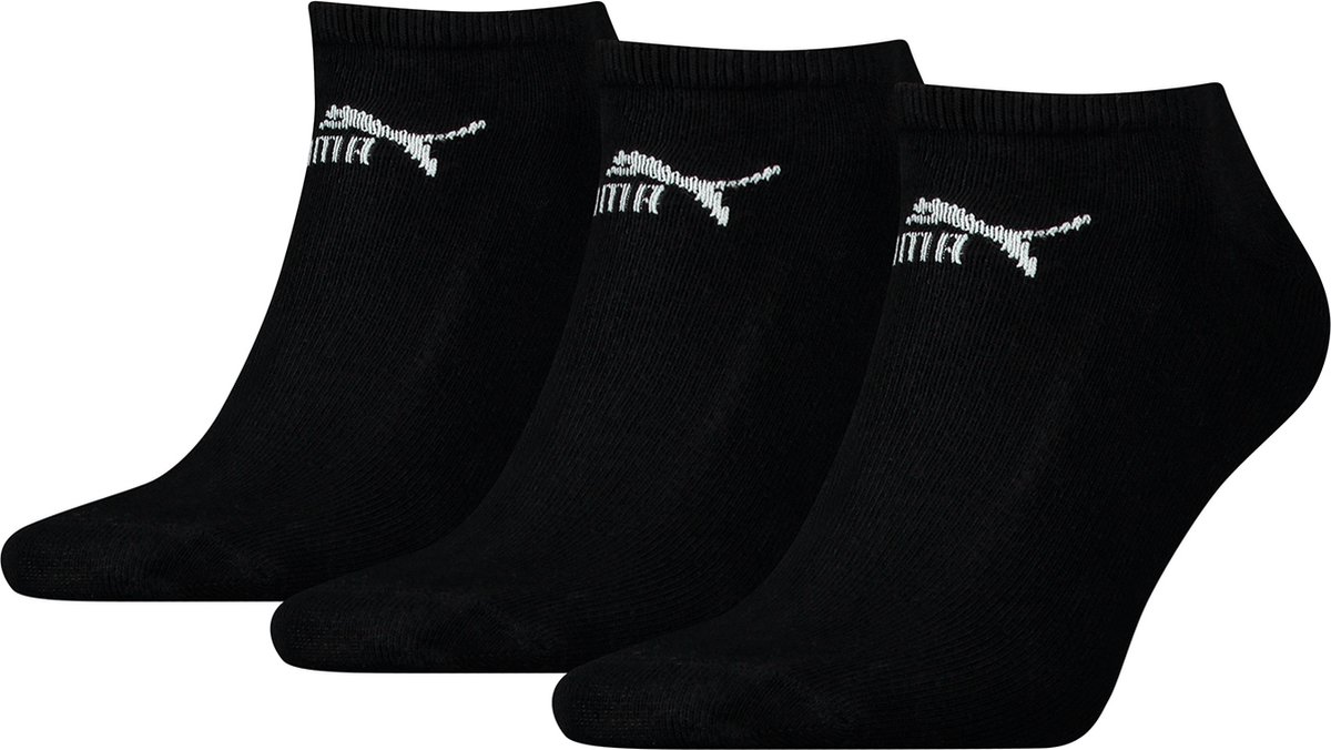 Puma sokken cm enkel sokken unisex 3 stuks Zwart