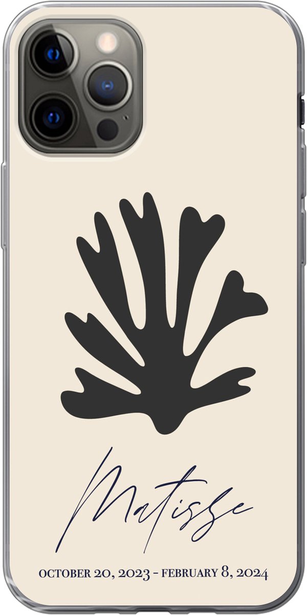 Telefoonhoesje Geschikt voor iPhone 13 Pro hoesje - Bloemen - Abstract - Matisse - Siliconen Telefoonhoesje Telefoonhoesje